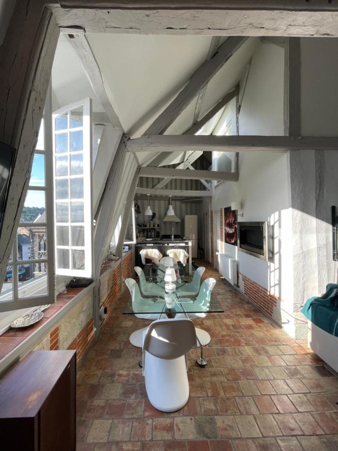 Le Loft Du Homard Bleu - Entre Ciel Et Mer - Free Parking 500M Honfleur Exterior foto
